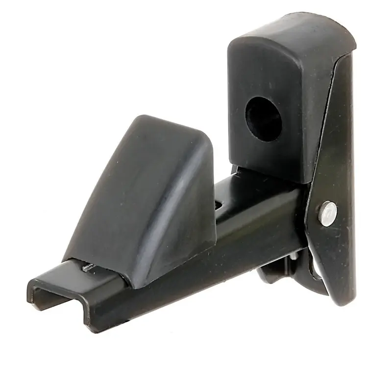 ARRET VOLET PORTE ALU NOIR 15-50