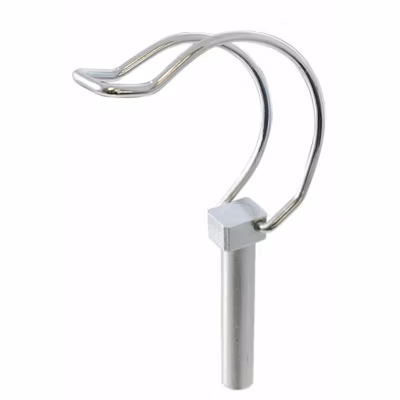 Goupille clips Tube diam 8X45 acier zingué (Lot de 10)