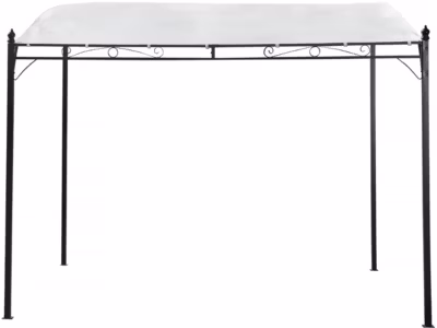 Pergola inclinée en métal  3 x 2,5 m  Beige