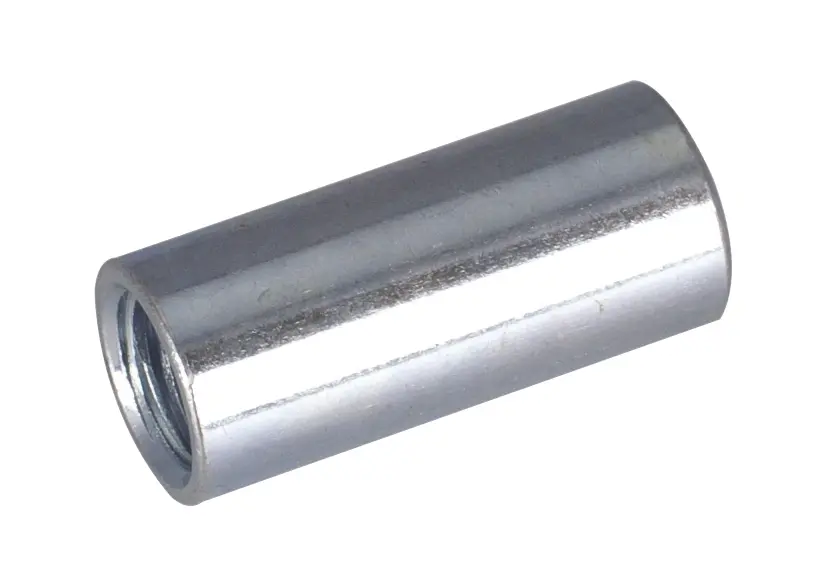 Manchon raccordement tige filetée Acier zingué 6×30 Blister de 25
