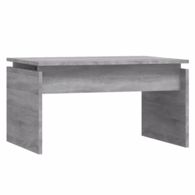 825841 vidaXL Table basse Sonoma gris 68x50x38 cm Bois d&rsquo;ingénierie