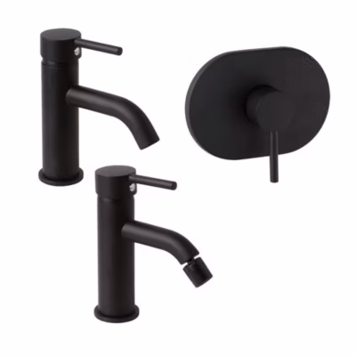 Ensemble De Mélangeur Pour Lavabo, Bidet Et Douche Encastrée – Fassa