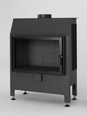 Insert à bois Heatro 69 noir- 80cm