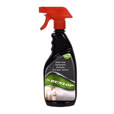 Hydro Wax Cire Auto 500ml DUNLOP – Protection & Brillance Longue Durée, Application Facile, Entretien Quotidien Carrosserie