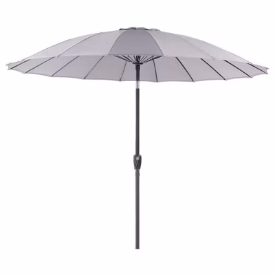 Parasol de jardin 255 cm BAIA Gris clair