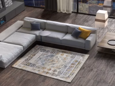 Tapis intérieur ATTICGO multicolore rectangulaire vintage 77×150 cm KILIS