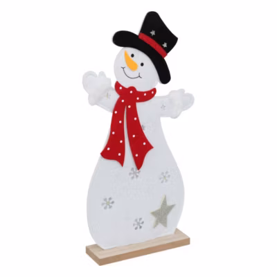 Feutre bonhomme neige led 37cm – feeric lights & christmas