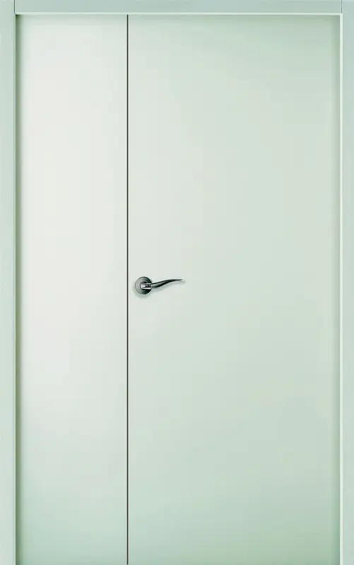 BLOC PORTE AME PLEINE TUBULAIRE PREPEINTE 2040 X 1260 MM DROITE POUSSANT HUISSERIE 88 X 55 CHANT DROIT