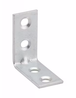 Equerre de renfort pour porte, 30x30x15mm, acier zingué – THIRARD