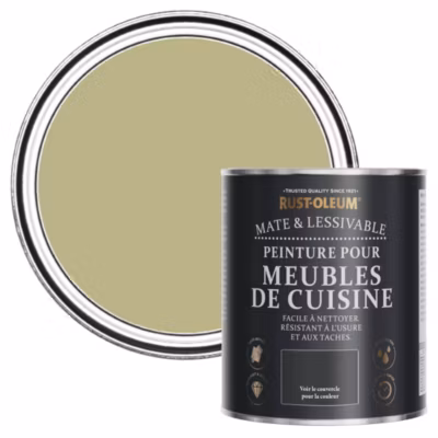 Peinture Verte pour Meubles de Cuisine, Mat – RUST-OLEUM – Vert sauge 750ml