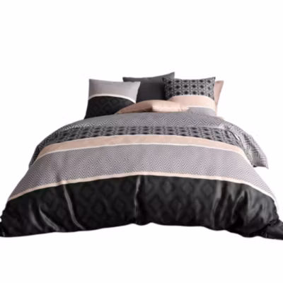 Housse couette + 2 taies Keha design et moderne