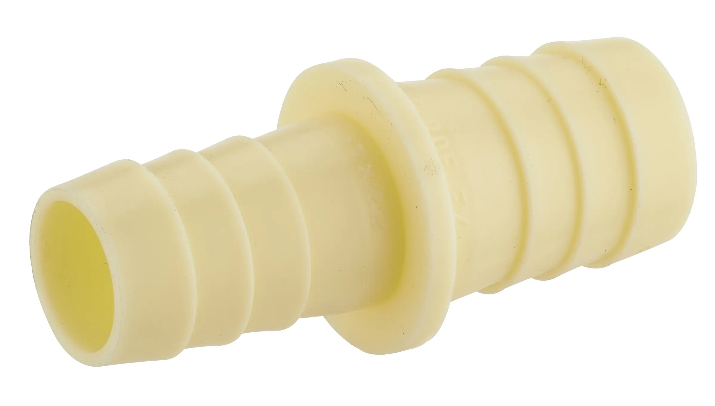 Jonction plastique droite pour tuyau de vidange – Ø19