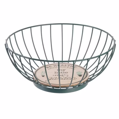 Corbeille à fruits filaire Little Garden – Diam. 27,5 cm