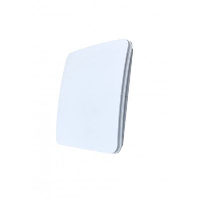 Bouche VMC design carrée coloris blanc AUREA (sans manchette) – Diamètre (mm) 100
