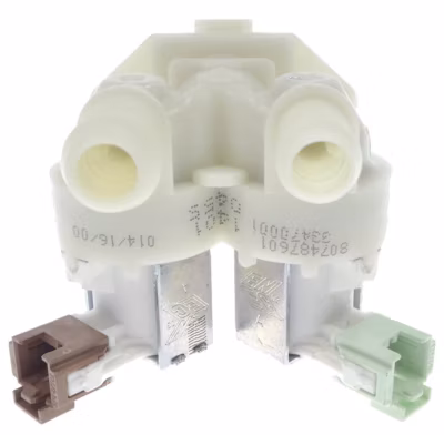 ELECTROVANNE 2 Voies + Connecteur LAVE-LINGE FAURE ELECTROLUX