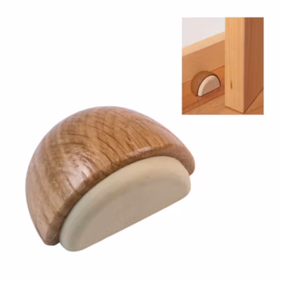AMIG – Butoir de porte  406 – 48 x 31 x 23 mm – Bois – Chêne