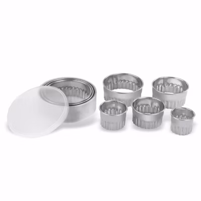 Boîte de 8 Découpoirs Ronds Cannelés – Pujadas