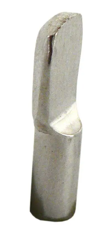 Taquet d'étagère à enfoncer Diam. perçage : 5mm Acier nickelé Blister de 24