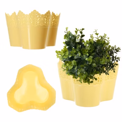 KADAX Cache-Pot de Fleur Pot de Fleur Triangulaire