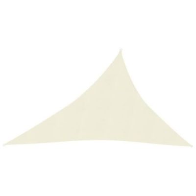 vidaXL Voile d&rsquo;ombrage 160 g/m2 Crème 3x4x5 m PEHD