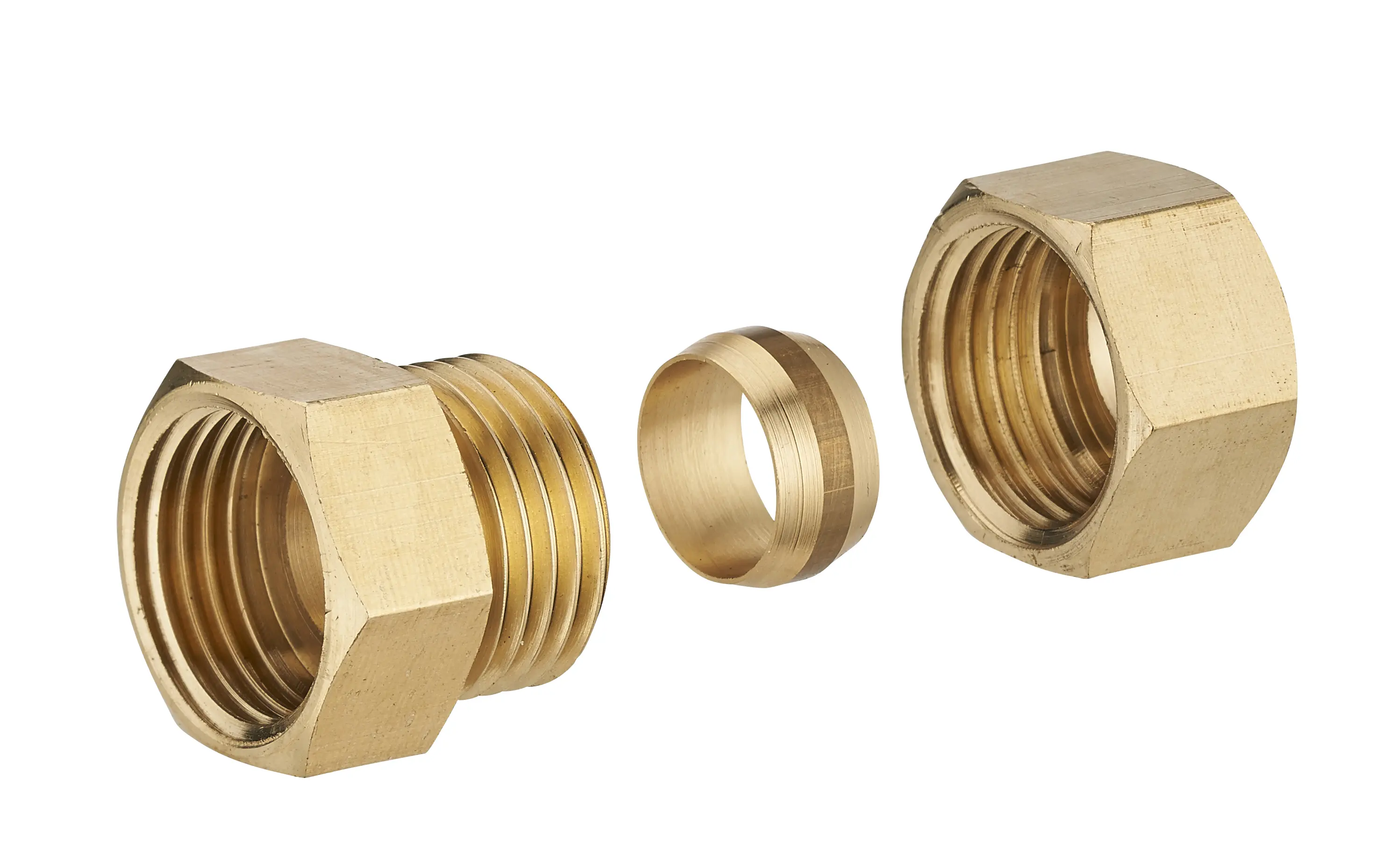 Raccord Femelle Bicone cuivre – Ø10 – F3/8'
