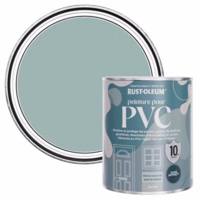 Peinture Bleue pour Portes et Fenêtres en PVC, Finition Satinée – RUST-OLEUM – Bleu littoral 750ml