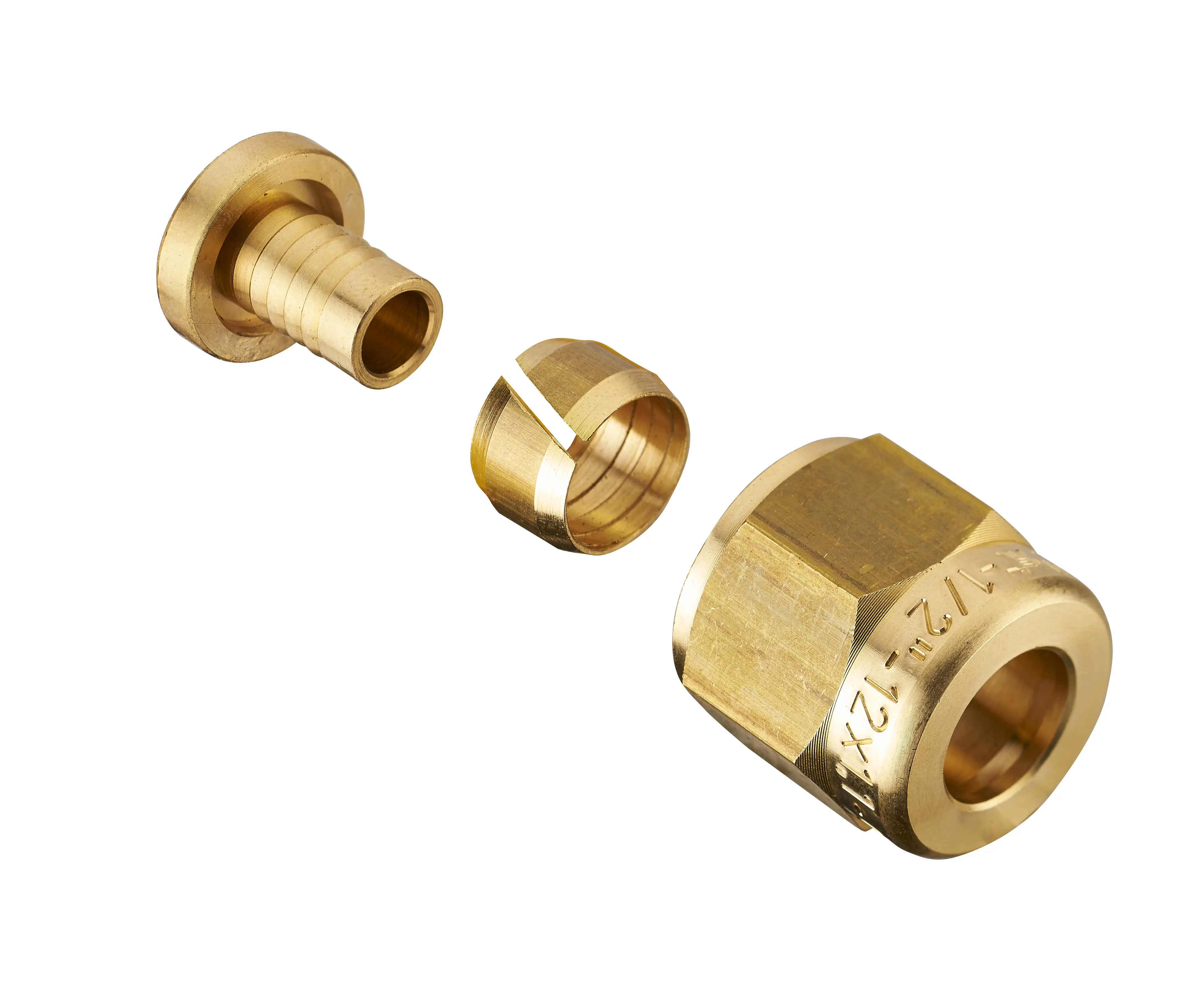 Raccord Femelle écrou libre pour tube PER à compression – Ø12 – F1/2'