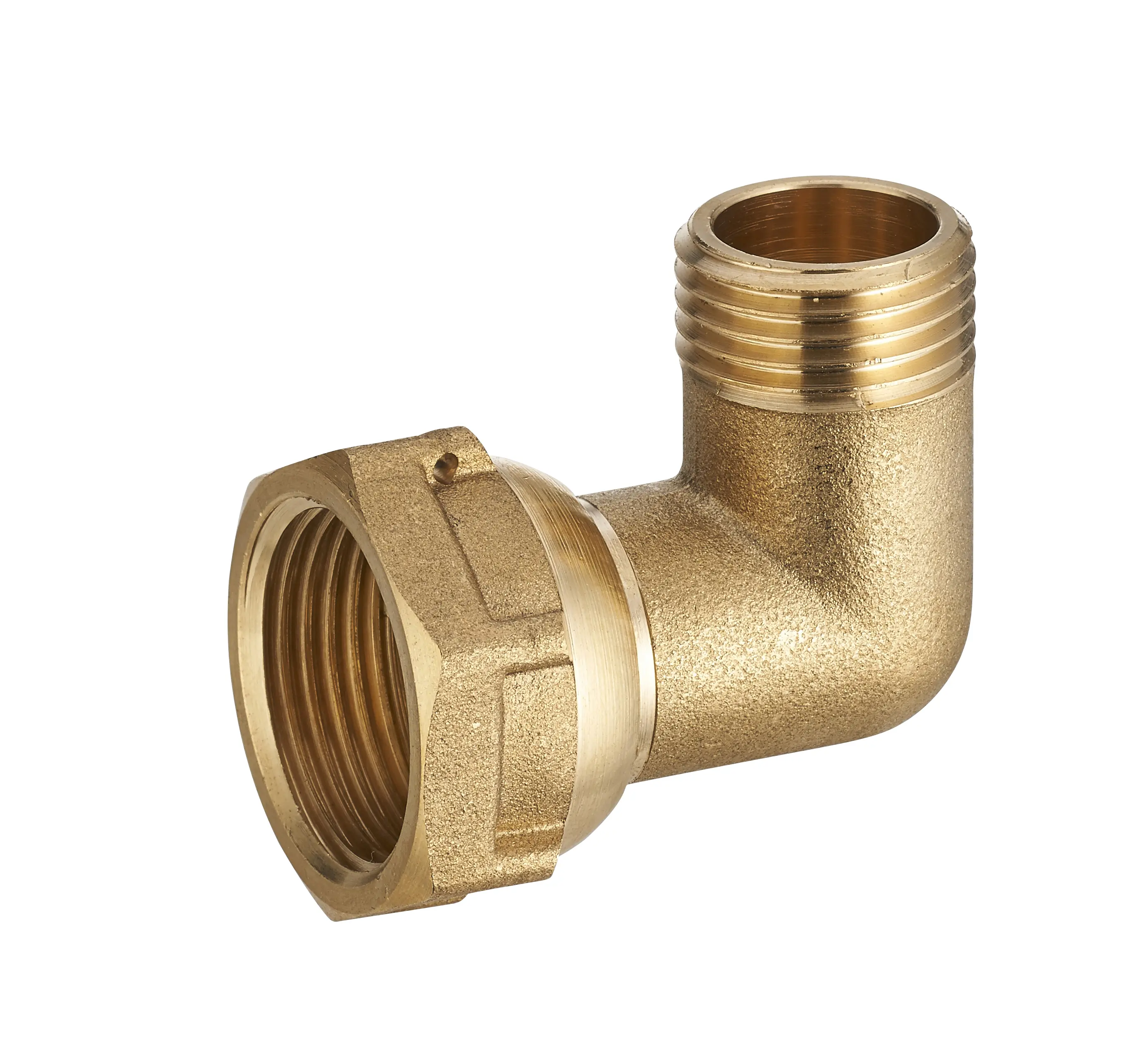 Raccord Coude d'alimentation Femelle pour collecteur – Ecrou libre F3/4' – M3/4'