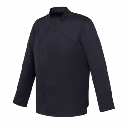 Veste de cuisine mixte manches longues Robur Vador Noir S