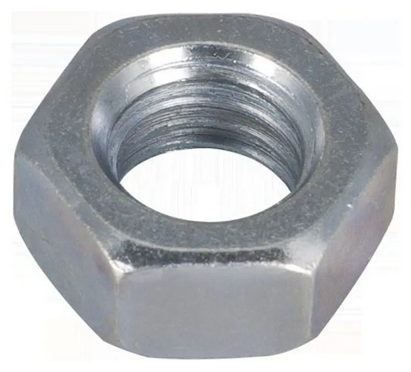 Ecrou héxagonal Acier zingué Ø22 Blister de 2