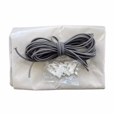 Bâche hivernage piscine hors sol PROCOPI BWT Weva Octo 530 – diamètre 528 cm – PVC 640 g/m² Gris – Couverture hiver