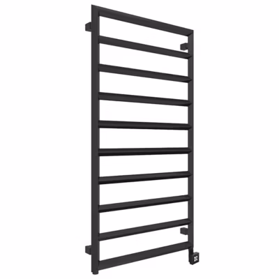 Sèche-serviette électrique noir – (HxL) 880x400mm – 300 Watt – 300 Watt – DIA880-400E8N