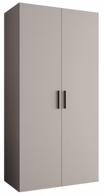 Armoire Bari 1 a portes battantes H. 202 x L.100 x P. 52, 2 portes