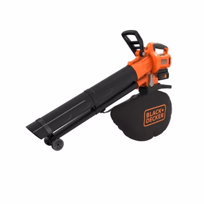 Aspirateur-souffleur-broyeur BLACK+DECKER 36V – Avec batterie et chargeur – Sac 45L