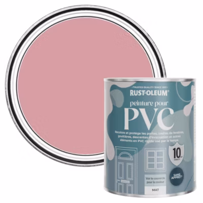 Peinture Rose pour Portes et Fenêtres en PVC, Finition Mate – RUST-OLEUM – Rose antique 750ml