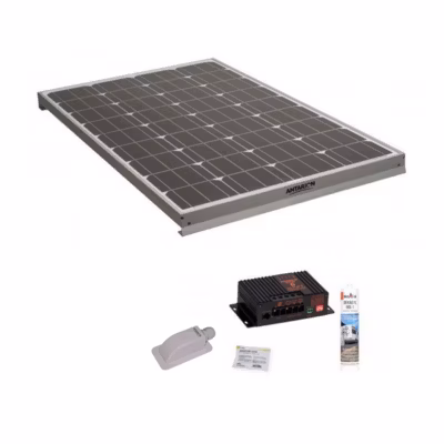 Pack  Panneau solaire 120W + Kit de pose solaire avec régulateur MPPT10A BLUETOOH ANTARION