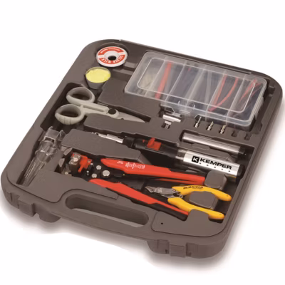 Kit Réparation électriques Mini chalumeau à gaz rechargeable Polyvalent Pinces et Accessoires KEMPER