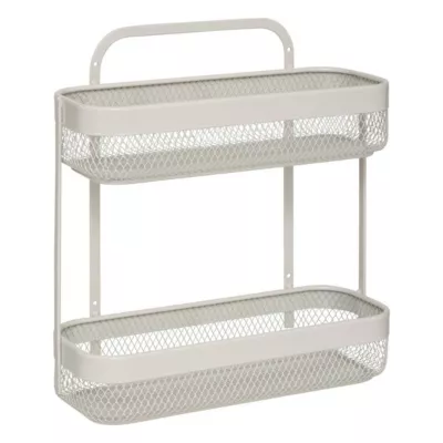 Étagère Mayaj 2 niveaux en métal beige – Beige- 5five