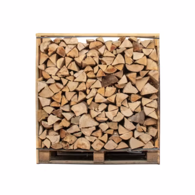 Box 1,50 stères de 30cm bois de chauffage – palette de bois coupé fendu de 1,05m3 chêne / hêtre / Châtaigniers