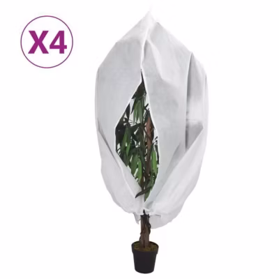 vidaXL Housses de protection pour plantes avec fermeture éclair 4 pcs 3203519