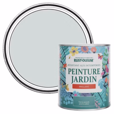 Peinture Grise pour Jardin et terrasse, Finition Brillante – RUST-OLEUM – Gris pigeon 750ml