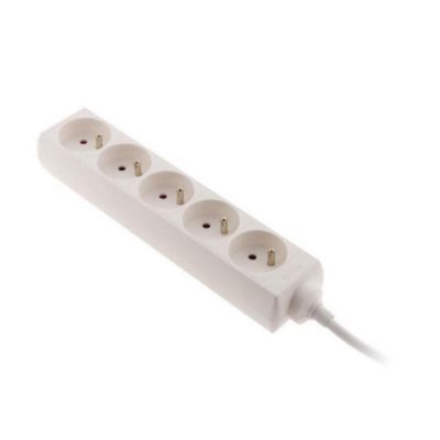 Bloc multiprise 5x16A 2P+T – blanc – Zenitech