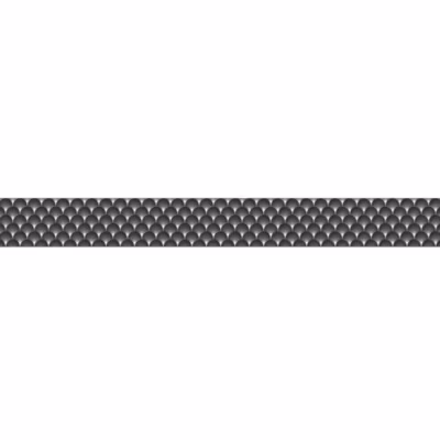 Frise adhésive autocollante noir et blanc, 10 cm X 300 cm, déco murale arboréa, motif éventails, décoration intérieure murale.