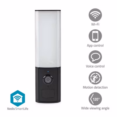 Caméra extérieure SmartLife  Wi-Fi  Lumière ambiante  Full HD 1080p  I NEDIS