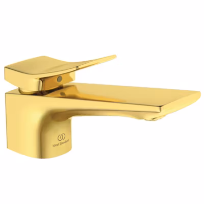 IDEAL STANDARD Mitigeur lavabo Conca avec tirette et vidage Or