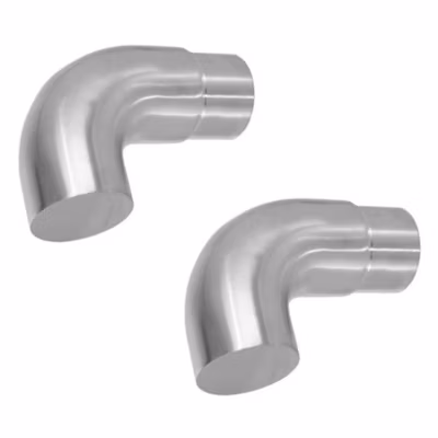 2 x Embout crosse pour tube diam. 42,4 x 2 mm – Inox 304