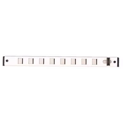 Grille glissière 375x22mm blanc – RENSON – 11945