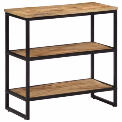 Table console 70x35x70 cm bois de manguier massif brut vidaXL