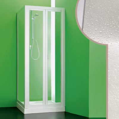 Cabine douche 75×100 CM en acrylique mod. Saturno avec ouverture pliante