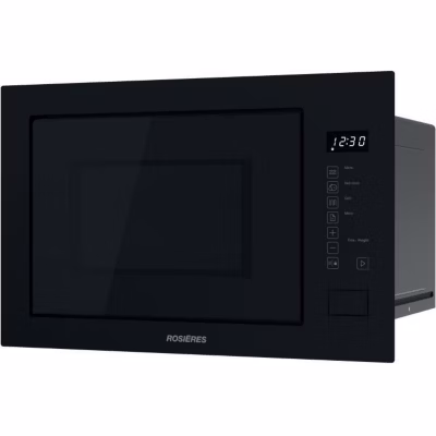 Micro-ondes encastrable – ROSIERES – RO38FL7N25LWB – Noir – 25L – 59,5 x 36,8 x 38,5 cm